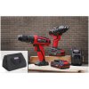 Sealey CP20VDDCOMBO 20V Cordless Hammer Drill/1/4"Hex Impact Driver Combo Kit