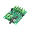 Regulator obrotów silnków bezszczotkowych 7V-12V DC - uruchomiona płytka