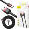KABEL USB-A - USB-C Baseus Cafule CATKLF-C91 200cm 2A QC 3.0 CZARNO-CZERWONY W OPLOCIE