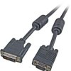 Adapter cable, 3 m, black, DVI-A (12+5) plug, straight to VGA 15 pole plug, straight, K5436.3