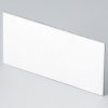 Rear panel, aluminum, (W x H) 57.6 x 28.6 mm, white, B6121112