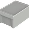 PC enclosure, (L x W x H) 191 x 125 x 90 mm, light gray (RAL 7035), IP66, 96014235