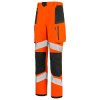 PANTALON STAR ORANGE FLUO / NOIR