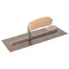 Marshalltown MXS4 Plasterer's Finishing Trowel Wooden Handle 11.1/2 x 4.3/4in