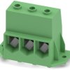 PCB terminal, 3 pole, pitch 20 mm, AWG 6-3, 232 A, screw connection, green, 1841872