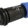 Wtyk; SP2111C/P5II-2N; 5 torów; śrubowy; 1,0mm2; 7-12mm; SP21; na przewód; IP68; 30A; 500V; Weipu; RoHS; SP2111/P5II-2N