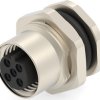 Circular connector, 2 pole, solder cup, straight, T4131412021-000