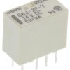 Przekaźnik sygnału, 24V dc, 1 A, DPDT, 2-polowy, montaż PCB, Omron G6J