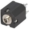 Złącze Jack 3,5mm, żeńskie, gniazdo, proste, stereo ACJS-NV35-3S