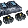 Makita 199483-0 BL 1850B + DC18RD Ładowarka i akumulator do elektronarzędzi 18 V 5 Ah Li-Ion