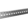 Panel do zarządzania kablami, Sekcja dziurkowana, do użytku z: Indywidualnych instalacji wewnątrz obudowy, ramki,