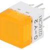 Przełącznik Klawiaturowy Poz 2 Spst-No 0,05A/24Vdc Żółty Led B3w-9000-Y2y