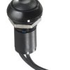 Vandal-proof pushbutton, 1 pole, green, unlit , 5 A/28 VDC, mounting Ø 13.6 mm, IP67, IPR3FAD3