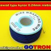 Przewód typu kynar 0.24mm niebieski 1m