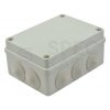 Skrzynka hermetyczna IP65 Puszka instalacyjna 150x110x70mm szara z dławikami PG21 S-BOX 306