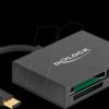 91711 Card reader, external, XQD/SD memory cards