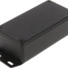 Aluminum die cast enclosure, (L x W x H) 100 x 50 x 31 mm, black (RAL 9005), IP54, 1590G2FBK