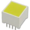 Wyświetlacz diodowy LED 1-segmentowy 1200 mcd, Żółty Kingbright 590 nm