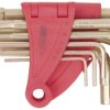 KS Tools 963.1514 wewnętrzny sześciokąt Zestaw kluczy trzpieniowych 1/16 cal, 5/64 cal, 3/32 cal, 1/8 cal, 5/32 cal, 3/1