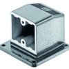 Surface mount housing, size modular twin, zinc die casting, M32, angled, longitudinal bow locking, IP65, 19140020952