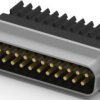 D-Sub plug, 25 pole, standard, equipped, straight, IDC connection, 1-745496-7