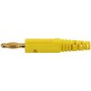 Schützinger DI FK 8 L Au/GE Spring-Loaded Plug 4mm Pin Yellow 1pc