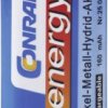Akumulator 9 V, NiMH Conrad energy 6LR61 250181, 160 mAh, 8.4 V, 1 szt.
