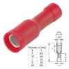 Konektor okrągły w pełnej izolacji żeński 4mm 0.5-1.5mm² - końcówka kablowa - SGE