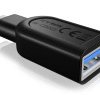 ICY BOX USB-C złącze męskie [1x złącze męskie USB-C - 1x Gniazdo USB 3.1 A] IB-CB003, Adapter USB 3.2 Gen 1 Type-C Steck