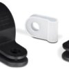 Cable clamp, max. bundle Ø 9.5 mm, PA, black, (W) 10 mm, 211-60004