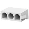 Pin header, 3 pole, pitch 6.35 mm, straight, natural, 643413-1