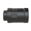 Łącznik do kanałów kablowych gwint M25 17mm Złącze proste Poliamid 6 Czarny