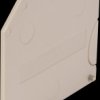 1266520000 End plate Klippon® Connect, W-Series beige