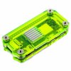 Zebra Zero Heatsink Raspberry Pi Zero 2 Case - Lazer Lime [Discontinued]
