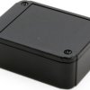 ABS enclosure, (L x W x H) 80 x 60 x 30 mm, black (RAL 9005), IP54, RL6105BK