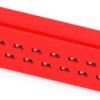 Pin header, 16 pole, pitch 1.27 mm, straight, red, 8-215083-6