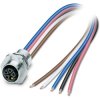 Sensor actuator cable, M12-cable socket, straightto open end, 2m, 5 poles