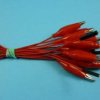 PRZEW.WTYK-KROKODYLEK L=18cm RED 10szt
