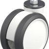 Blickle 763208 LKDG-PUA 100G Podwójna rolka skrętna z tworzywa sztucznego Średnica koła: 100 mm Maksymalne obciążenie: 1