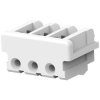 Socket housing, 3 pole, pitch 2 mm, straight, natural, 173977-3