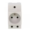 Gniazdo modułowe z/u 16A 230V na szynę TH35 AUS16B