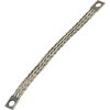 Grounding strap, copper, tin-plated, 10 mm², (L x W) 155 x 17 mm, hole Ø 8.5 mm, NSYEB1516D8