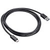 Akyga AK-USB-29 USB cable USB-A to USB-C Black 1.80 m