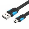 Kabel miniUSB wt/wt USB-A 5pin 1m