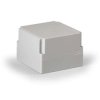 Obudowa Cubo S 175x175x125mm podstawa 50mm boki gładkie pokrywa szara IP67 PC SPCP181813G