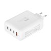 Ładowarka sieciowa GaN 1x USB typ-A Quick Charge 3.0 + 3x USB typ-C Power Delivery 3.1 140W
