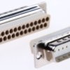 Złącze D-Sub 37-pinowe Męski Kątowe Montaż na kablu raster 2.77mm Złoto na niklu