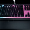 TBK-1004-02-DE Gaming keyboard, USB, RGB, black, German layout
