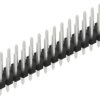 Pin header, 30 pole, pitch 2.54 mm, straight, black, 10058658