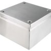 Puszka elektroinstalacyjna, 200 x 200 x 120mm, IP66, kolor Niemalowany, materiał Stal nierdzewna, 0-wejściowa, RS PRO